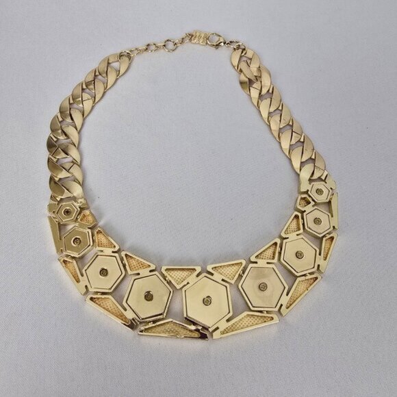 BCBG Maxazria Gold Tone Chunky Chain Necklace - Picture 4 of 6